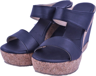 

Adorn Women Black Wedges
