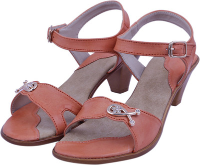 

Adorn Women Peach Heels