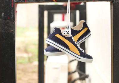 Puma Men Sneakers For Men(Navy, Peacoat-bright gold
