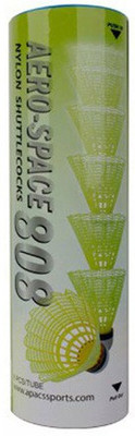 

APACS Aero Space 808 Nylon Shuttle - White(Medium, 77, Pack of 1)