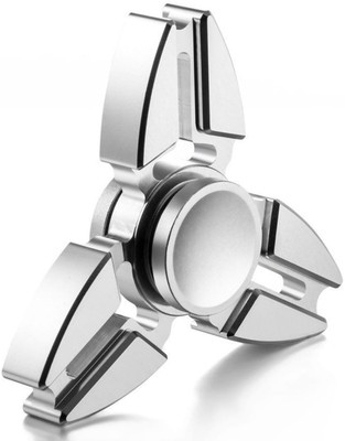 

Akrobo Metal Leaf Silver Fidget Spinner(Silver)