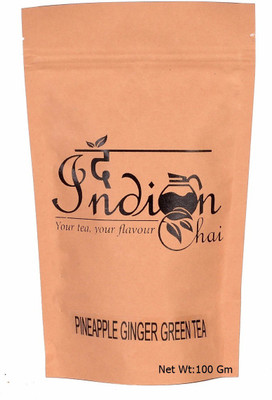 

The Indian Chai Pinapple Ginger Green Tea Pineapple, Ginger Green Tea Vacuum Pack(100 g)