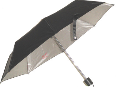 

King Fish 3 Fold Manual Umbrella(Black)