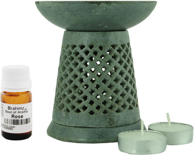 

Brahmz Rose Aroma Oil, Diffuser Set(10 g)