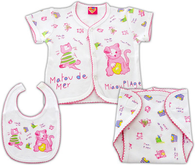 

Amykids Babygrow Set(Pink)