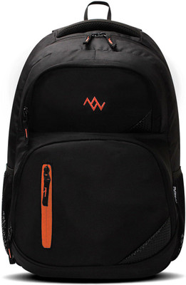 

Pazzo Travex Lightweight 35 L Laptop Backpack(Black, Orange)