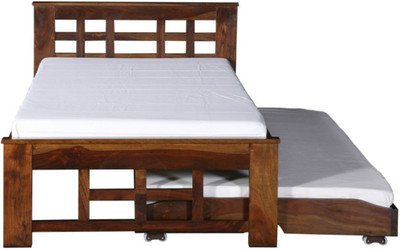 

Home Edge Solid Wood Single Bed(Finish Color - Teak)