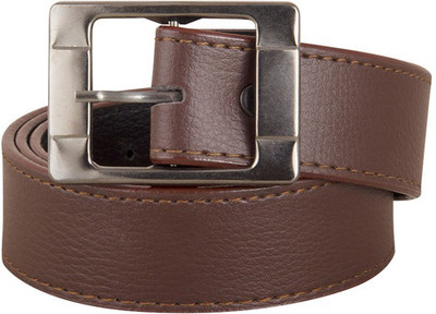 

Lee Topper Men Formal, Casual, Evening, Party Brown Artificial Leather Belt