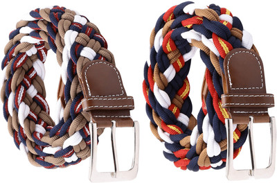 

Random Men & Women Casual Multicolor Fabric Belt