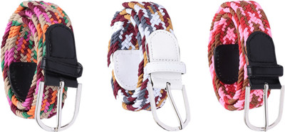 

Random Girls Casual Multicolor Fabric Belt