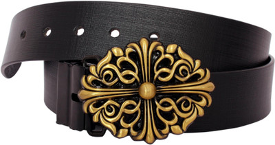 

Sri Men Casual Black Genuine Leather Belt