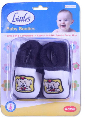 

Littles Booties(Toe to Heel Length - 6 cm Black)