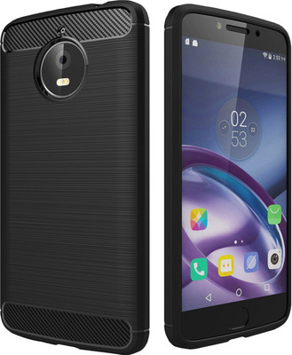 Golden Sand Back Cover for Motorola Moto E4 Plus(Black, Rugged Armor)