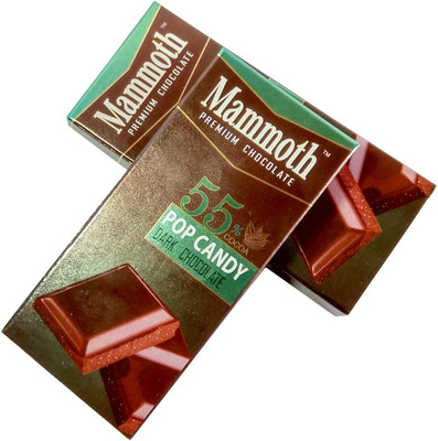 

Mammoth 55% dark pop candy Bars(Pack of 24, 840 g)