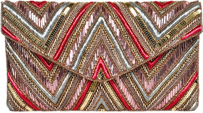 

Patootie Casual Multicolor Clutch