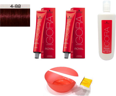 

Schwarzkopf Igora Royal Permanent Creme No. 4-88 Hair Color(Set of 6)