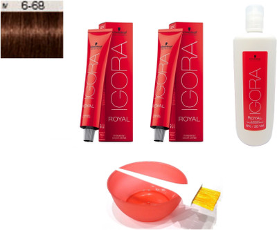 

Schwarzkopf Igora Royal Permanent Creme No. 6-68 Hair Color(Set of 6)