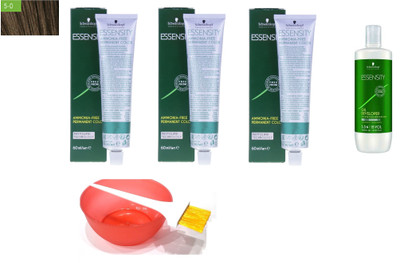 

Schwarzkopf Essensity Permanent Tube No. 5-0 Hair Color(Set of 6)