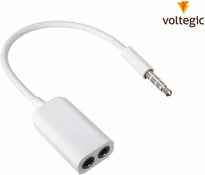 

Wonder World ® 3.5mm Audio Earphone Split Cord For mp3,mp4,All phones Headphone Splitter(White)