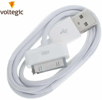 

VibeX ™ Fast Charging Original Flex Mobile Phone Cord 30 Pin Sync & Charge USB Cable(White)