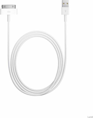 

Wonder World ® 30 pin Wire Sync Data Charger Cord USB Cable(White)