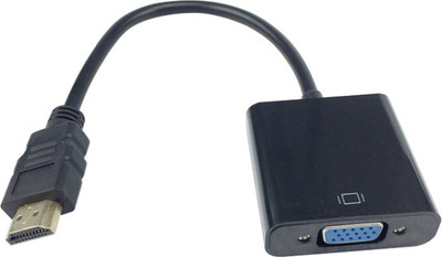 

Cables Kart Hdmi To Vga Converter Adapter VGA Cable(Black)
