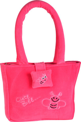 

Bazaar Pirates Cute Bee Multi Purpose Or Mother's Utility Tote Diaper Bag(Pink)