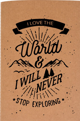 

The Crazy Me A5 Notebook(Notebook, Brown)