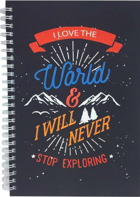 

The Crazy Me A5 Notebook(Notebook, Black)