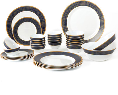 

Laopala Sovrana Pack of 33 Dinner Set(Opalware)