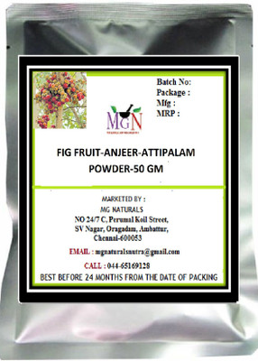 

MG Naturals FIG FRUIT-ANJEER-ATTIPALAM POWDER-50 GM(50 g)