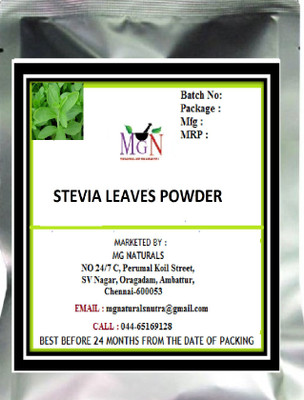 MG Naturals STEVIA LEAVES POWDER-(50 g)