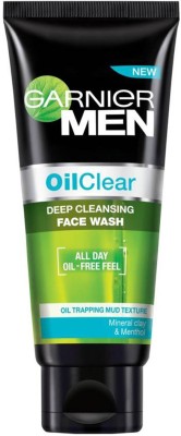 Garnier Men Oil Clear Deep Cleansing Face Wash(100 g)