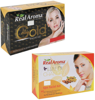 

BIGSALE786 24Ct Gold Haldi Chandan Facial Kit 740 g(Set of 2)