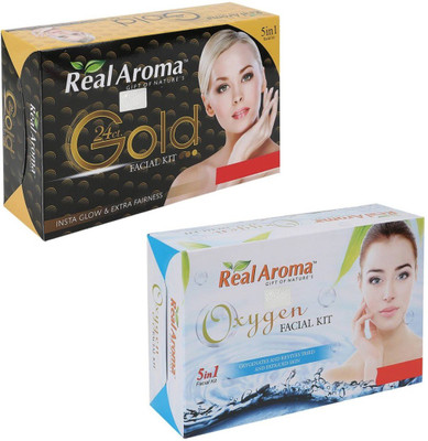 

BIGSALE786 24Ct Gold Oxygen Facial Kit 740 g(Set of 2)