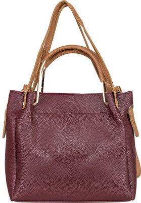 

peaubella Hand-held Bag(Maroon)
