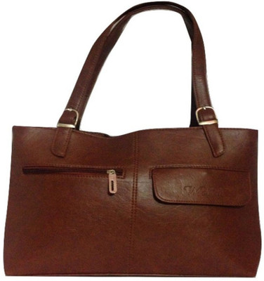 

Bay & Blue Hand-held Bag(Brown)