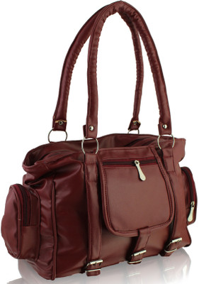 

clementine Hand-held Bag(Maroon)