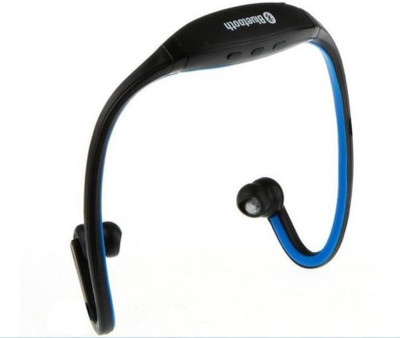 Avmart BS19C Bluetooth Wireless Bluetooth Headset With Mic Bluetooth Headset without Mic(Blue, Black, In the Ear)