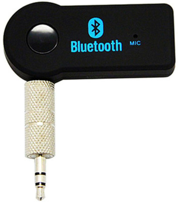 Avmart Car Bluetooth Device with 3.5mm Connector, Audio Receiver Bluetooth Headset with Mic(Black, Over the Ear)