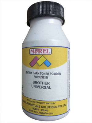 

morel universal Premium Toner Powder for use in Brother Laser Cartridges Single Color Ink Toner(Black)