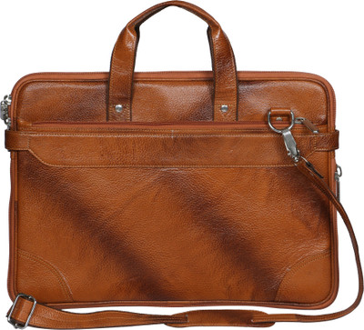 

R Stylist 15 inch Laptop Messenger Bag(Tan)