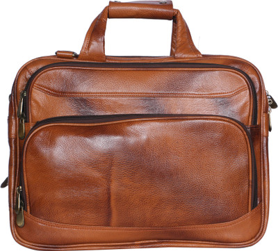 

R Stylist 15 inch Laptop Messenger Bag(Tan)