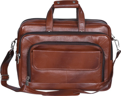 

R Stylist 15 inch Laptop Messenger Bag(Tan)