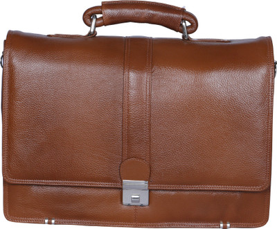 

R Stylist 13 inch Laptop Messenger Bag(Tan)