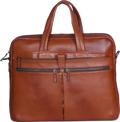 

R Stylist 13 inch Laptop Messenger Bag(Tan)