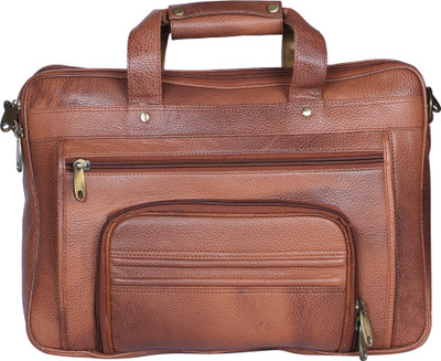 

R Stylist 13 inch Laptop Messenger Bag(Tan)