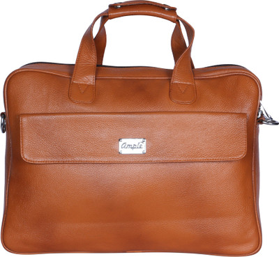 

R Stylist 13 inch Laptop Messenger Bag(Tan)