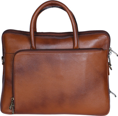 

R Stylist 13 inch Laptop Messenger Bag(Tan)