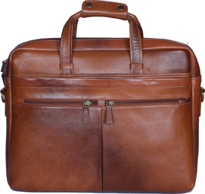 

R Stylist 15 inch Laptop Messenger Bag(Tan)